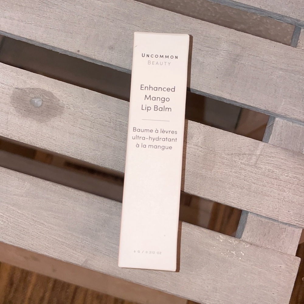 NIB Uncommon James Enhanced Mango Lip Balm